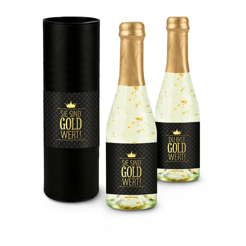 Du bist Gold wert – Getränke-Geschenkset