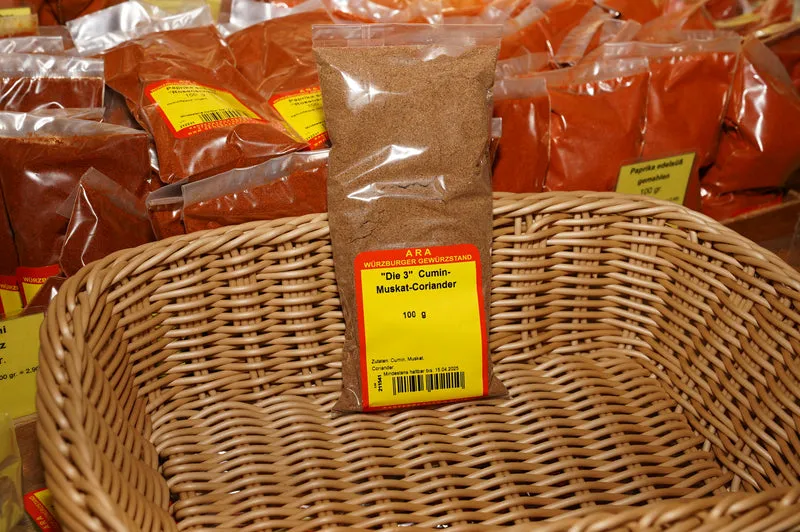 Die 3 Cumin - Muskat - Coriander