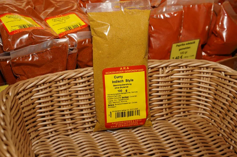 Curry Indish Style ohne Glutamat
