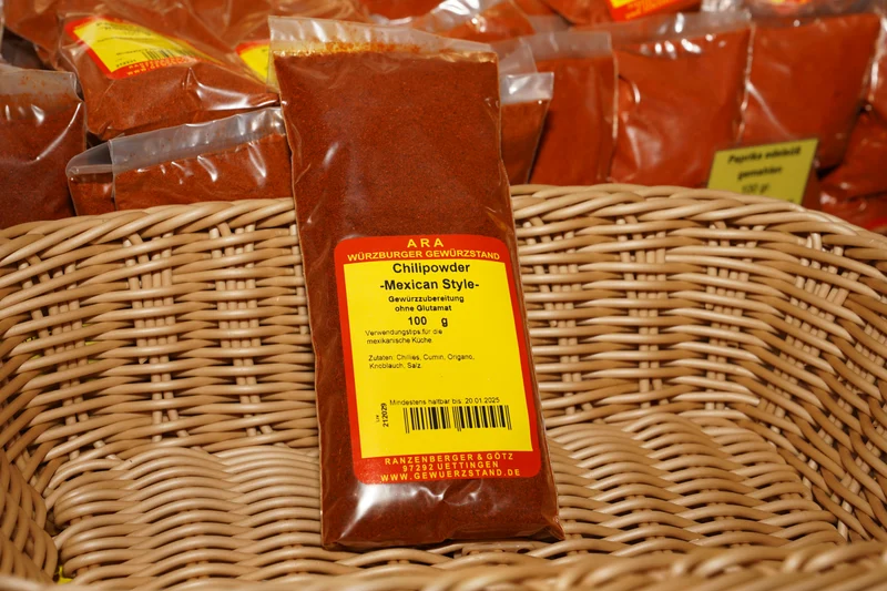 Chili Powder Mexican Style ohne Glutamat für Chili con Carne