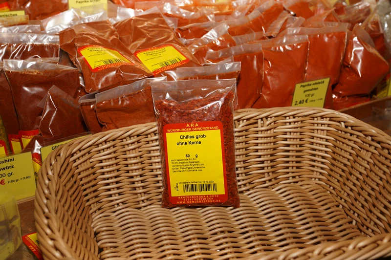 Chilies geschroten ohne Kerne