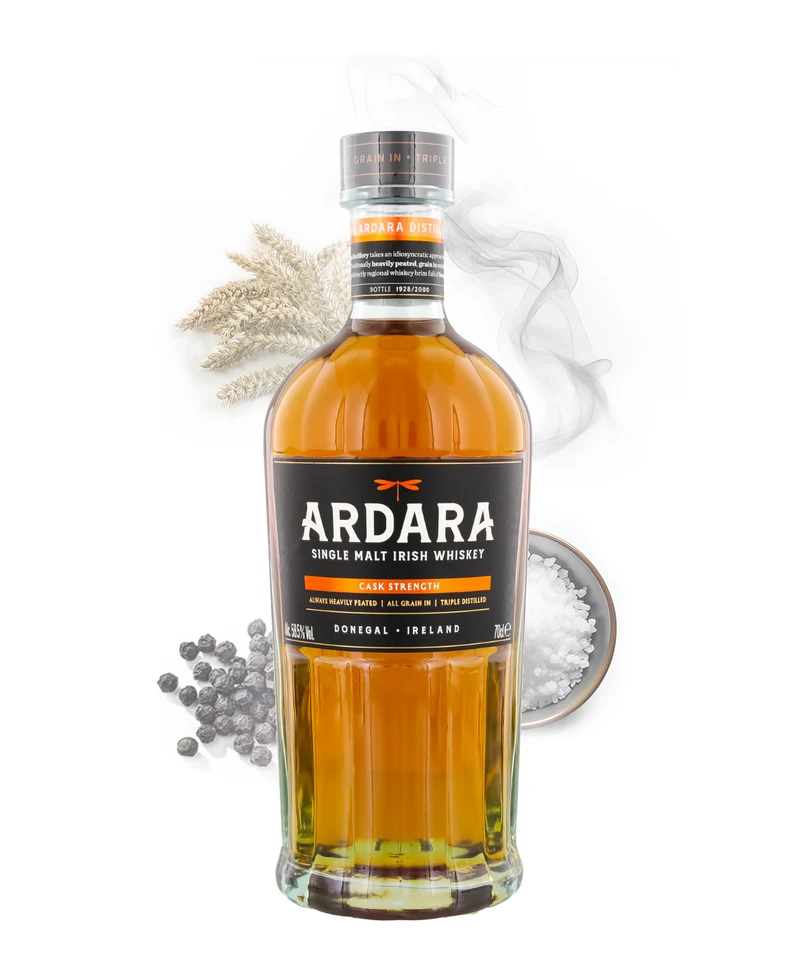 Ardara Cask Strength Single Malt Irish Whiskey