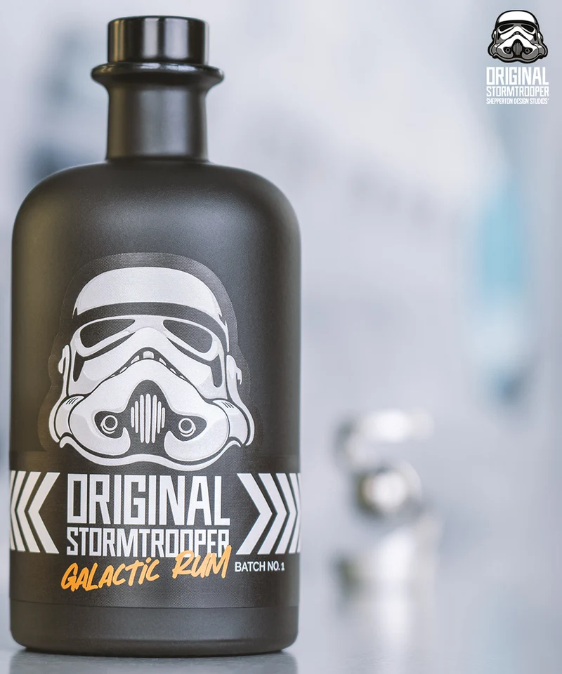 Original Stormtrooper Galactic Rum inklusive 2 Gläser