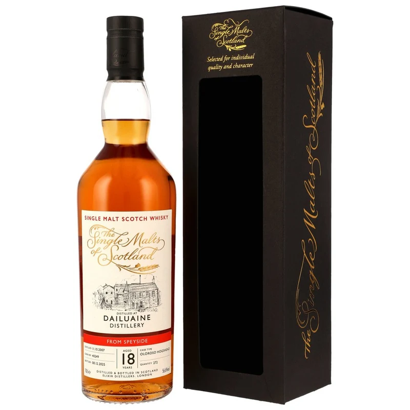 Dailuaine 18 Jahre 2007/2025 Oloroso Sherry Hogshead #40249 (SMoS) 56,6% 0,7l