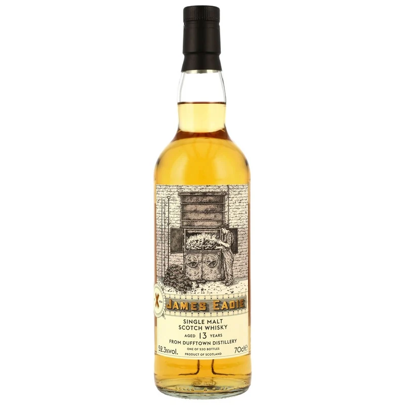 Dufftown 13 Jahre 2012/2026 1st Fill Bourbon Barrels - James Eadie 52,3% 0,7l