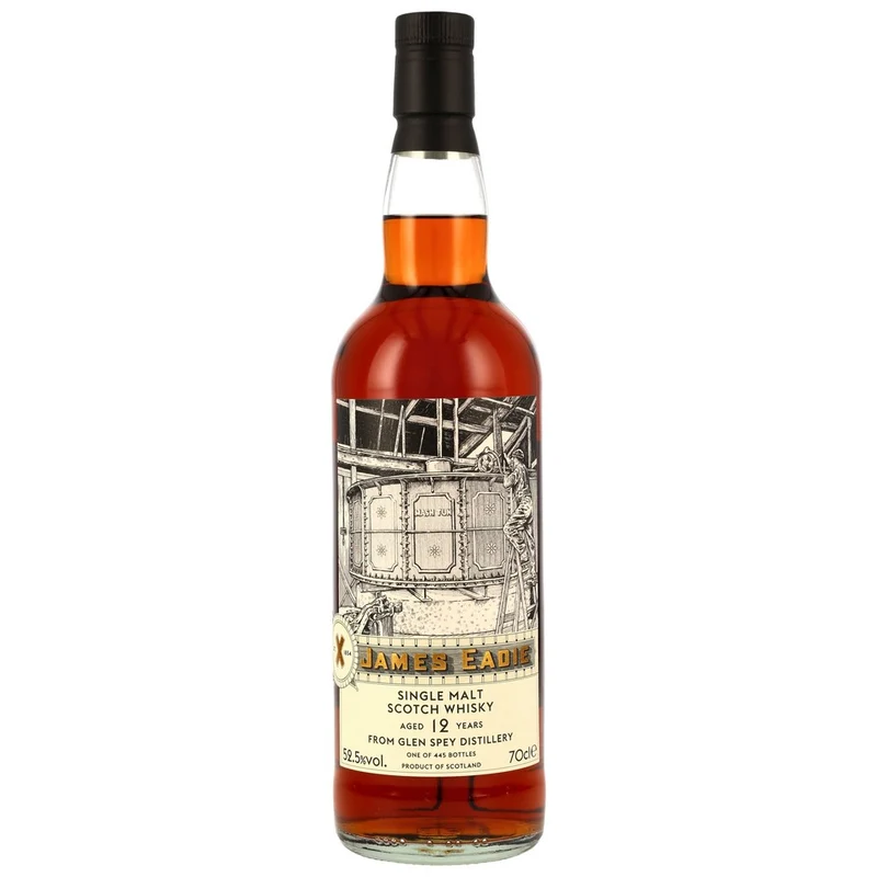 Glen Spey 12 Jahre 2013/2026 1st Fill Oloroso Sherry Butt Finish #373070 - James Eadie 52,5% 0,7l