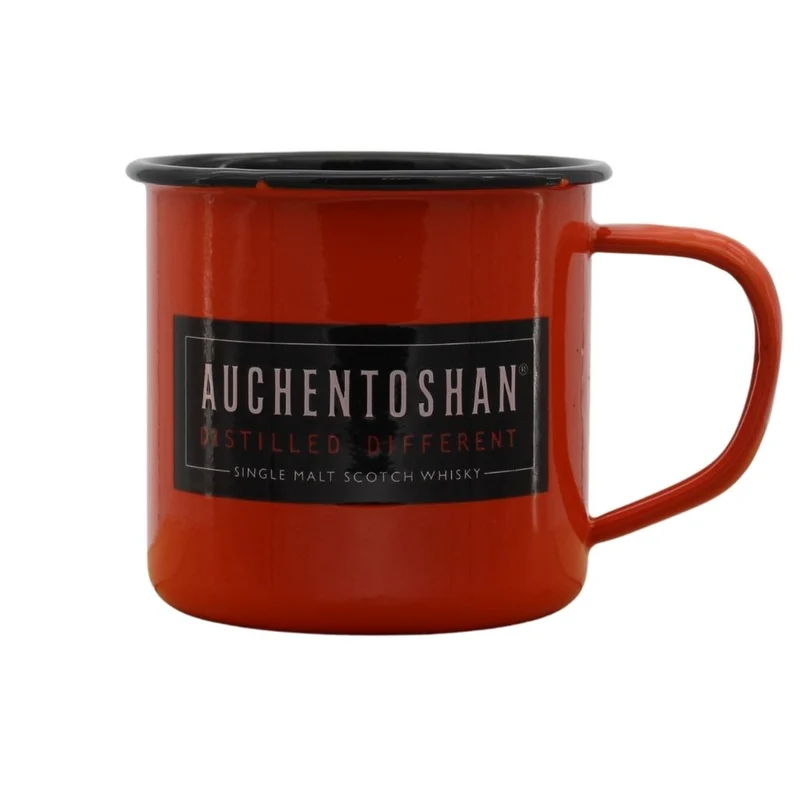 Auchentoshan Emaille Tasse mit Aufdruck
