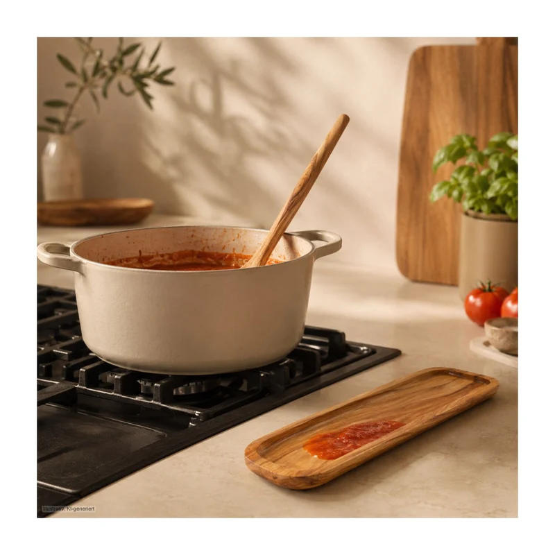 ROMINOX® Kochlöffel mit Ablage // Olivio