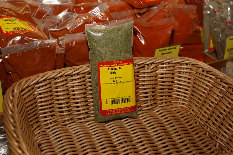 Bärlauchsalz ohne Glutamat