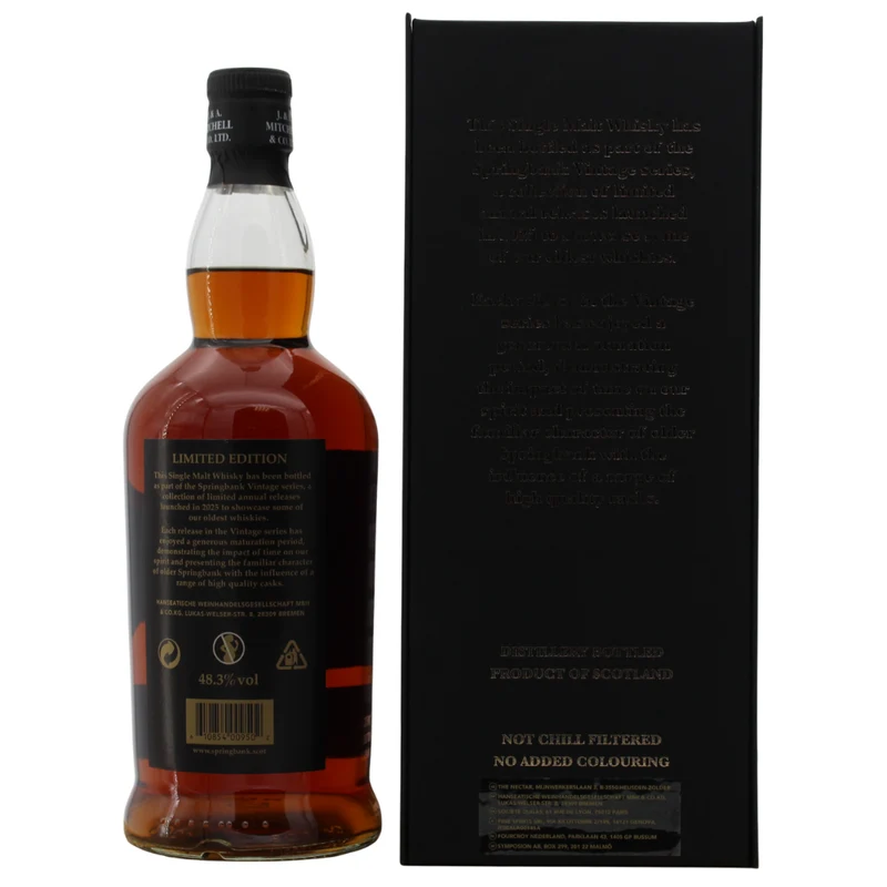 Springbank Vintage 1998 26 Jahre 48,3% 0,7l