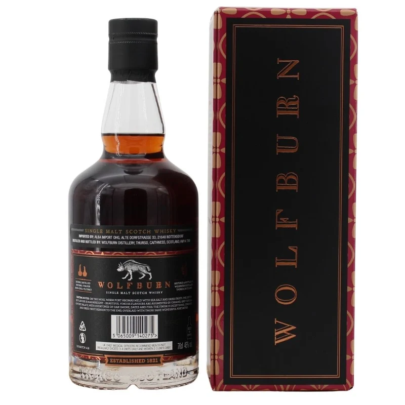 Wolfburn 10 Jahre Small Batch No. 416 Ruby Port Cask 46% 0,7l