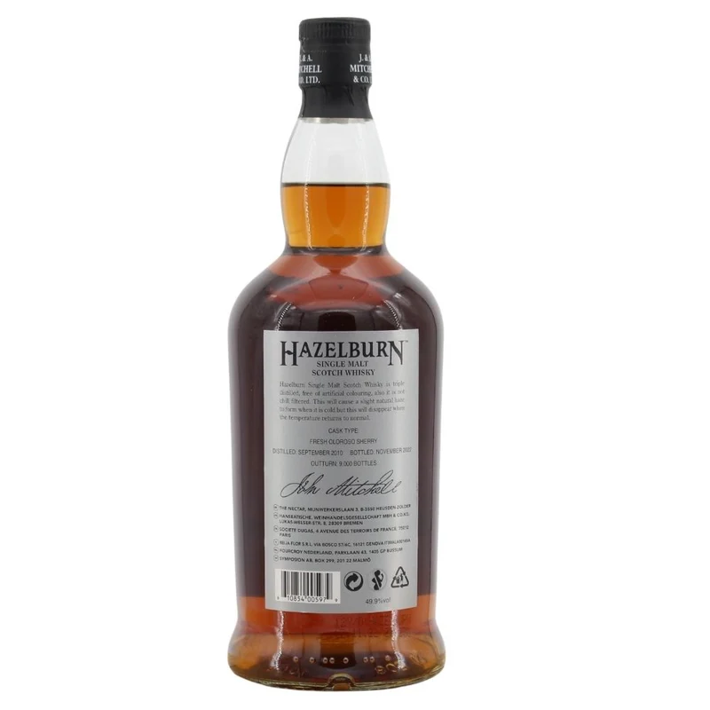 Hazelburn 12 Jahre 2010/2022 22/230 49,9% 0,7l