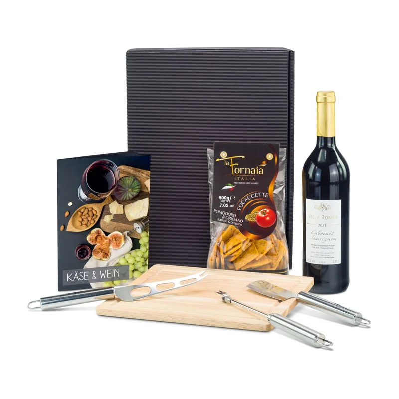 Käse & Wein – Feinkost-Geschenkset