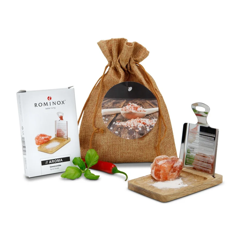 Kleine Salzreibe – Feinkost-Geschenkset