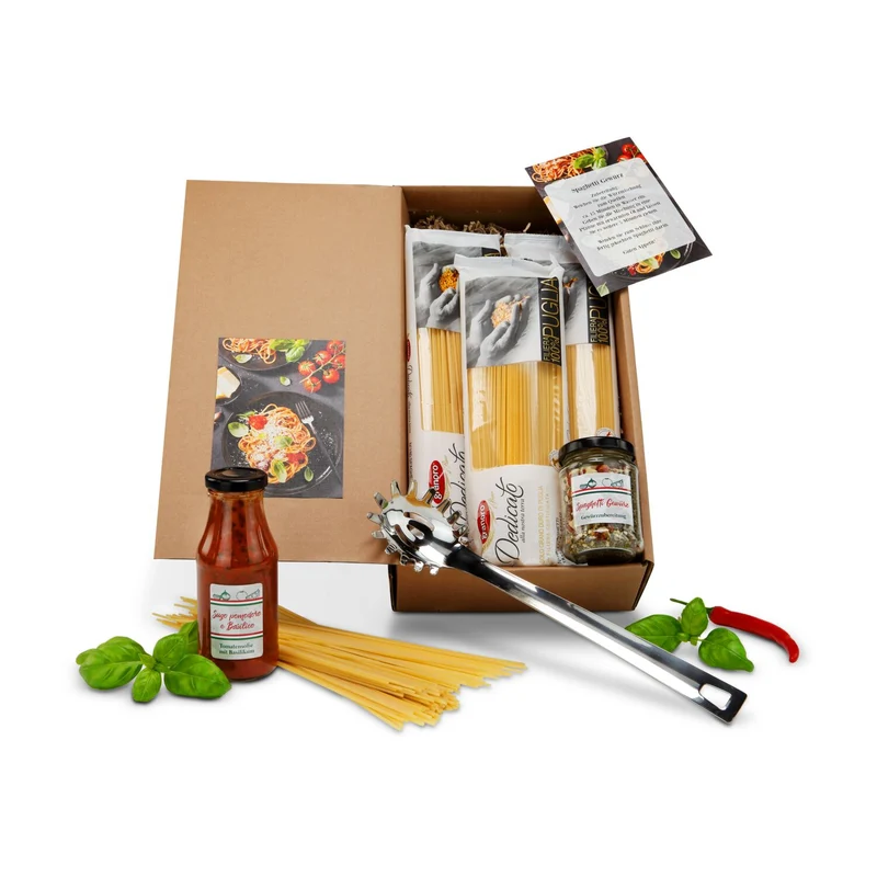 Spaghetti-Variation – Feinkost-Geschenkset