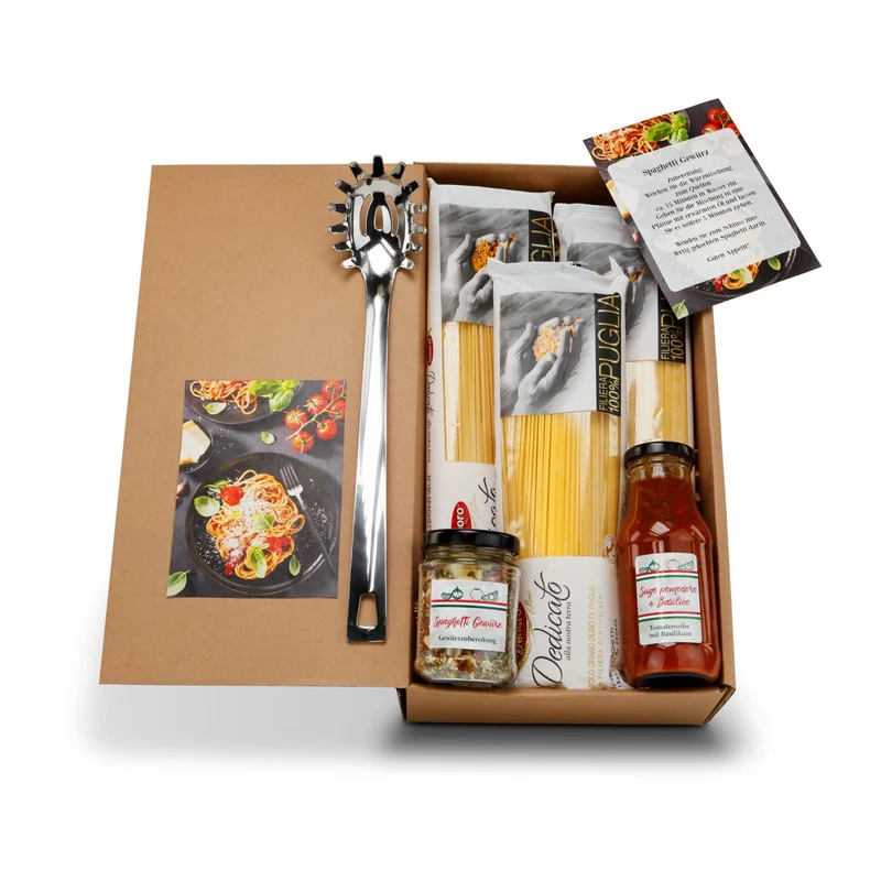 Spaghetti-Variation – Feinkost-Geschenkset