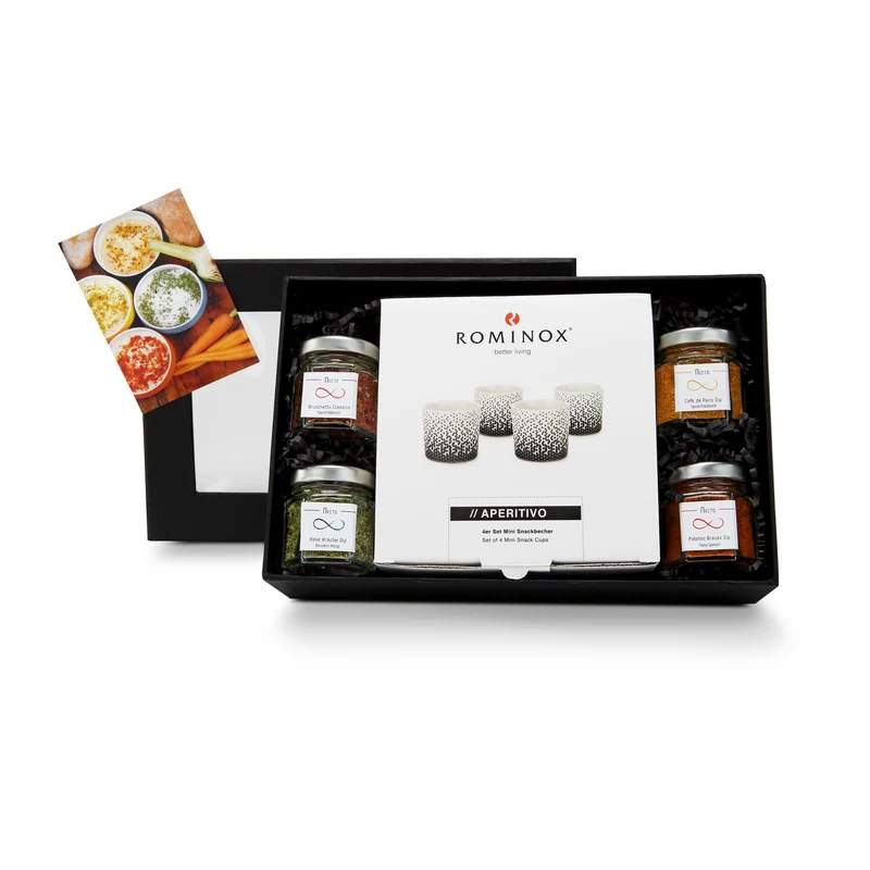 Dip-Quartett – Feinkost-Geschenkset