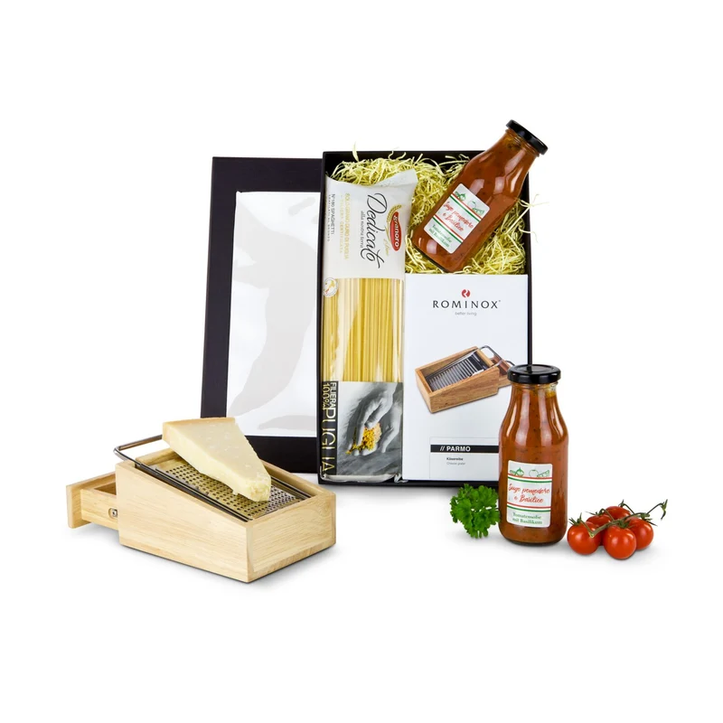 Die Parmesanreibe – Feinkost-Geschenkset