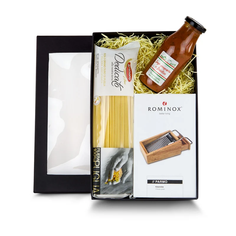 Die Parmesanreibe – Feinkost-Geschenkset