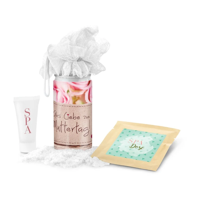 SPA Dose Muttertag „Alles Liebe“ – Badesalz, Duschgel & Schwamm