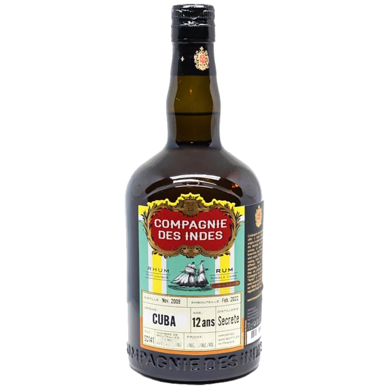 Rum CUBA Compagnie des Indes Secrete 12 Jahre alt Fassstärke