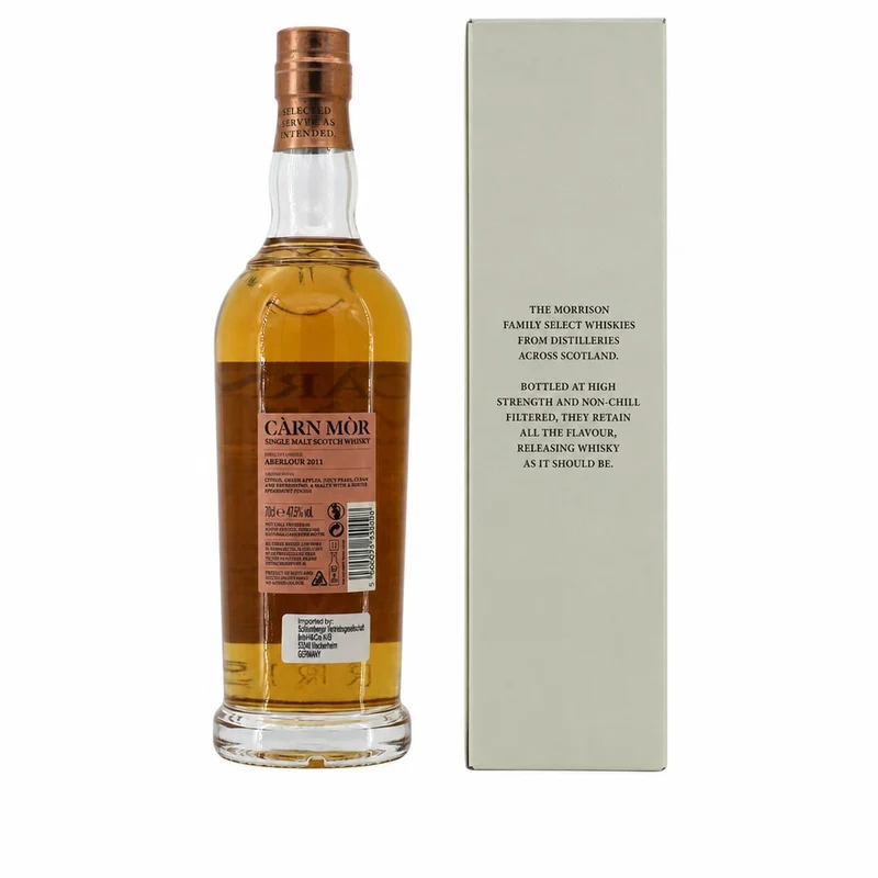 Aberlour 11 Jahre 2011/2023 Carn Mor First Fill Bourbon Barrel 47,5% 0,7l