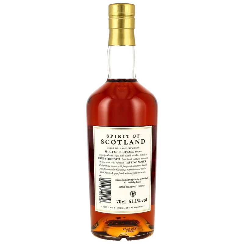 Aberfeldy 14 Jahre 2011/2026 - 1st Fill Sherry Butt #7791 G&M Spirit of Scotland 61,1% 0,7l