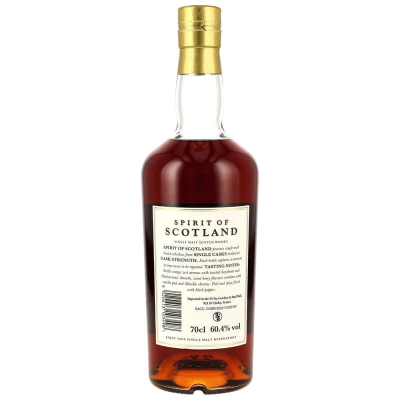 Glen Moray 12 Jahre 2013/2026 - 1st Fill Sherry Hogshead #2848 G&M Spirit of Scotland 60,4% 0,7l