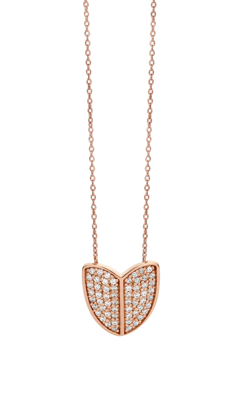 WINGS PENDANT RG CZ