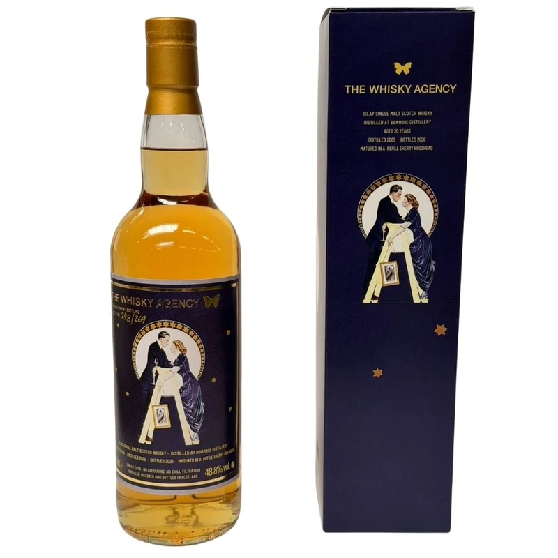 Bowmore 20 Jahre 2005/2026 The Whisky Agency 48,8% 0,7l