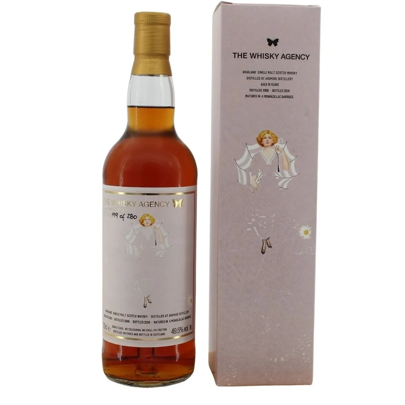 Ardmore 16 Jahre 2009/2026 The Whisky Agency 49,5% 0,7l