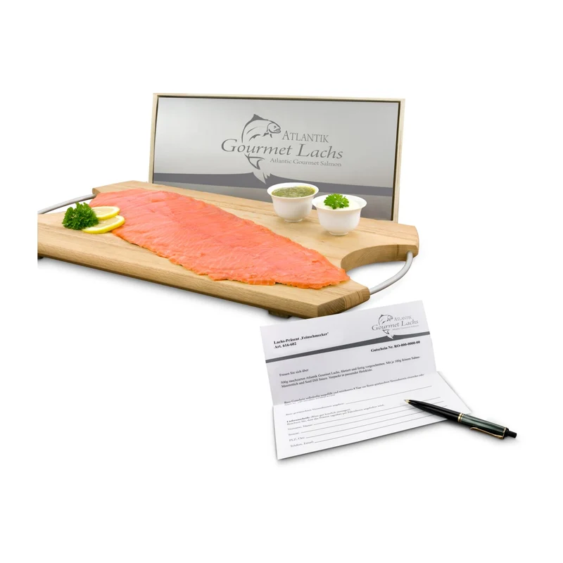 Lachs-Gutschein: Feinschmecker – Geschenkset