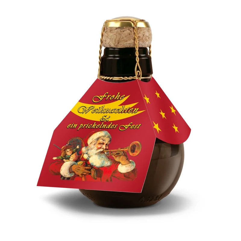 Kleinste Sektflasche: Weihnachtsgruß – Geschenkset