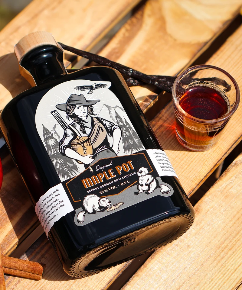 Maple Pot Secret German Rum Liqueur