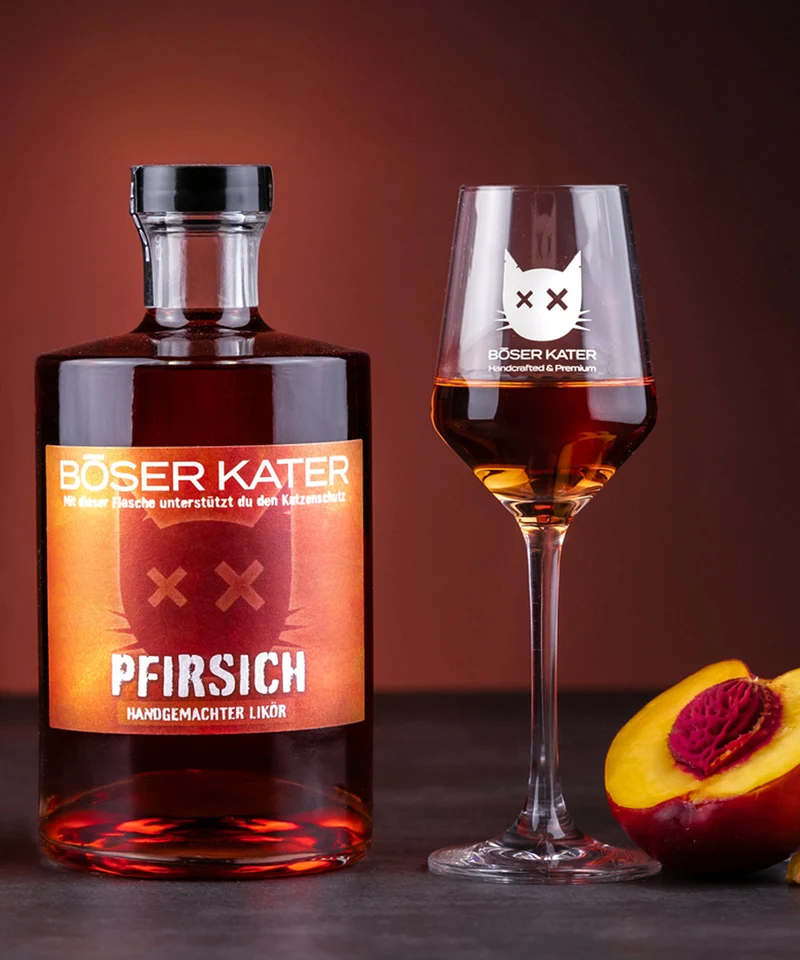 Böser Kater Pfirsich Likör