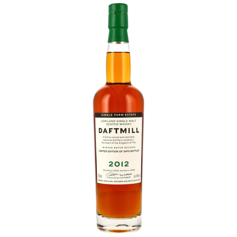 Daftmill 13 Jahre 2012/2026 Winter Release Bourbon & Sherry Casks 46,0% 0,7l