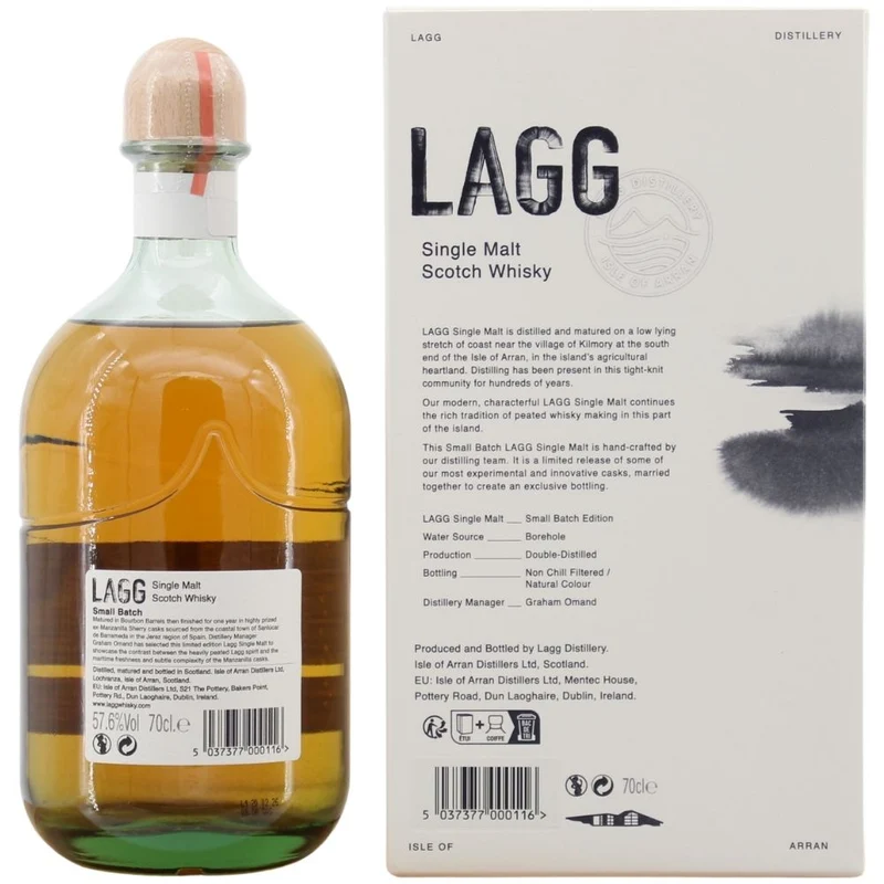 Lagg Small Batch Manzanilla Finish 57,6% 0,7l