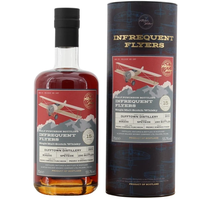 Dufftown 15 Jahre 2010/2025 Pedro Ximenez Sherry Finish Infrequent Flyers 55,7% 0,7l