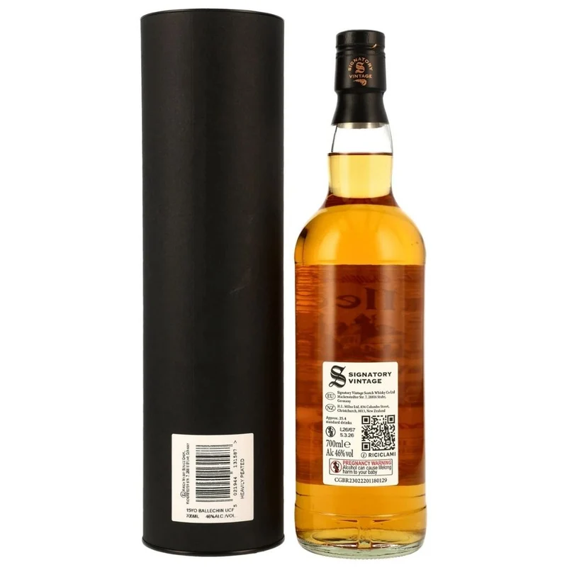 Ballechin 15 Jahre 2010/2026 First Fill Bourbon Barrels 46% 0,7l