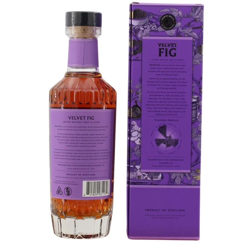Velvet Fig 12 Jahre Blended Malt Scotch Whisky 46% 0,7l