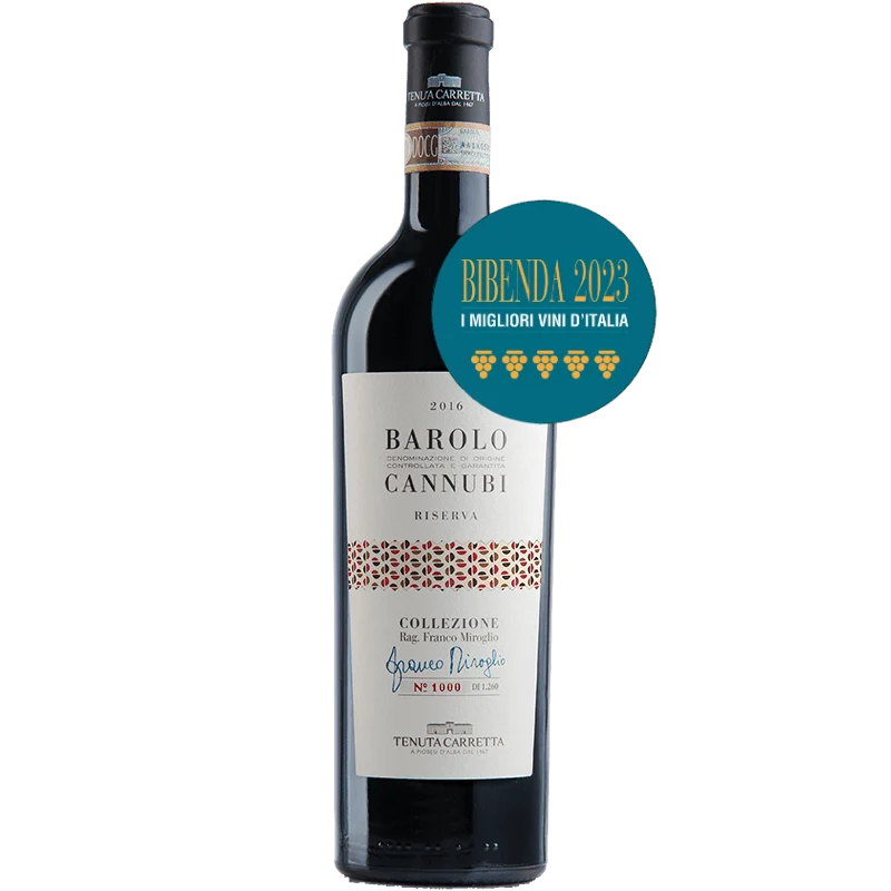 Barolo DOCG Cannubi Riserva Kollektion Franco Miroglio