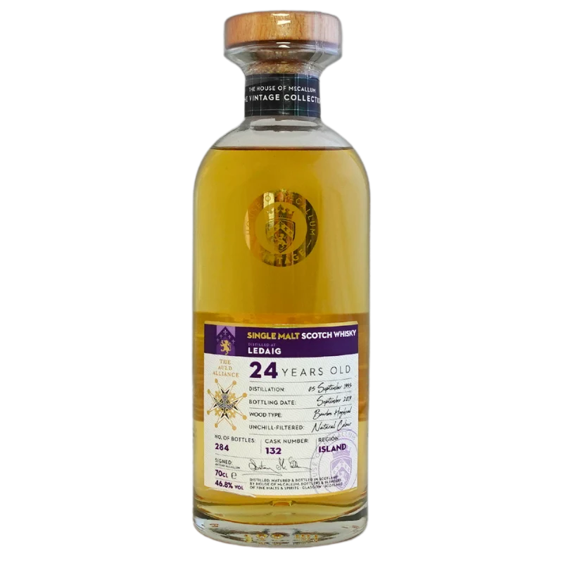 McCALLUM Ledaig Single Malt 24 Jahre alt Bourbon Hogshead Whisky
