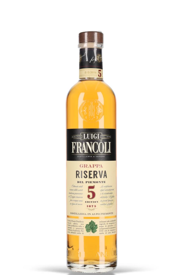 Luigi Francoli Grappa Del Piemonte Riserva 5Y 41.5% vol. 0.7l