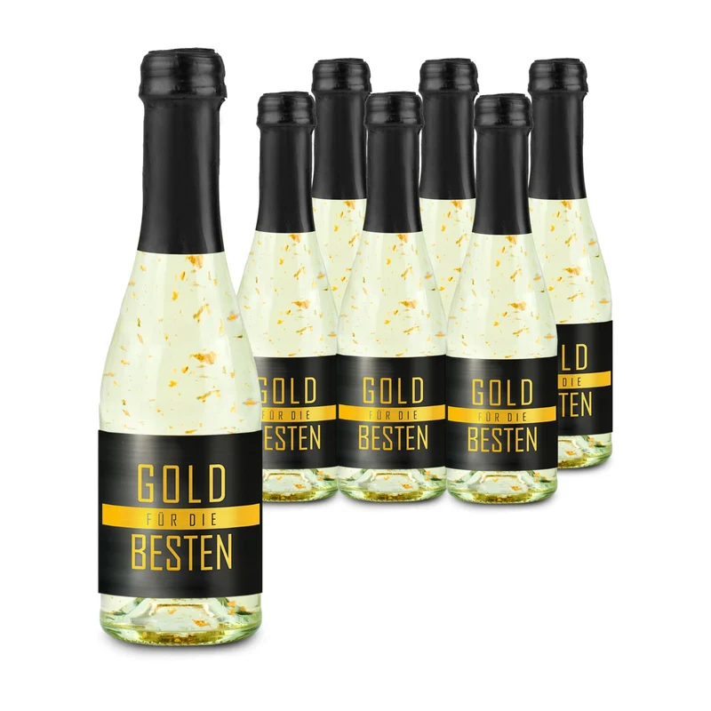 6x Gold für die Besten, 0,2 l – Geschenkset