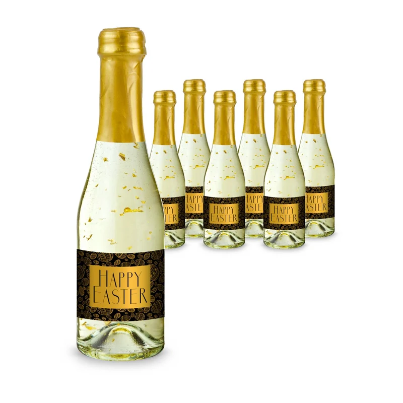 Hasengold - 6 x Goldflockentraum Piccolo 0,2 l – Geschenkset