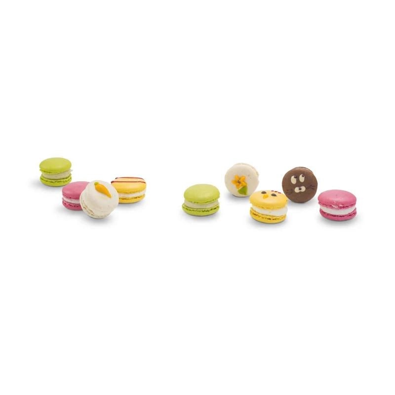 Bunte Oster-Macarons, 90 g – Geschenkset