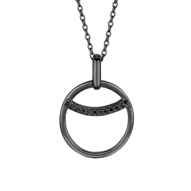 ECLIPSE PENDANT BL CZ