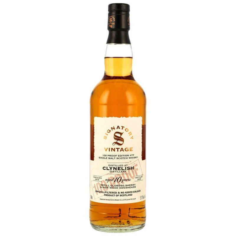 Clynelish 10 Jahre 2016/2026 Signatory Vintage 100 Proof Edition #77 57,1% 0,7l