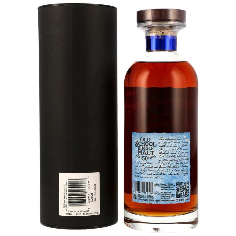 Old School Single Malt Batch #4 50 Jahre SV 43,3% 0,7l