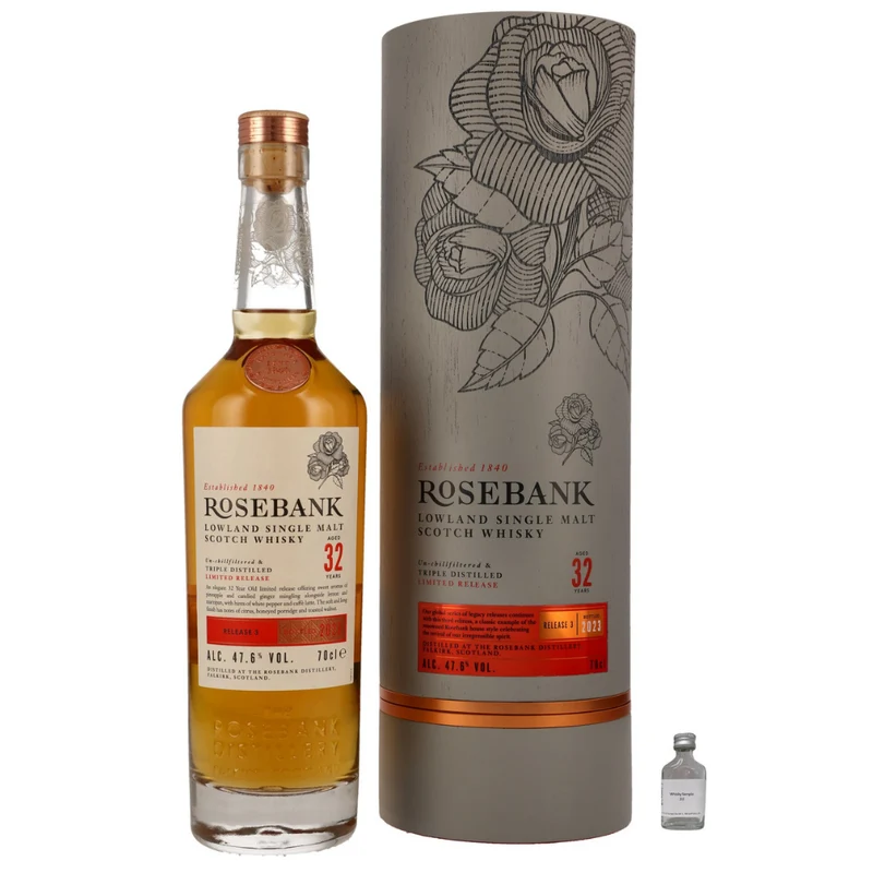 Rosebank 32 Jahre Release 3 47,6% 0,7l + 2cl Sample